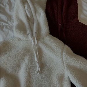 set of two cozy hoodies